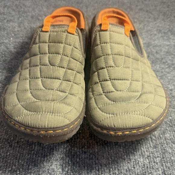 Merrell Hut Moc Quilted Slip On Clogs Olive Green Orange Men\'s Size 9 EU 42 main image 9